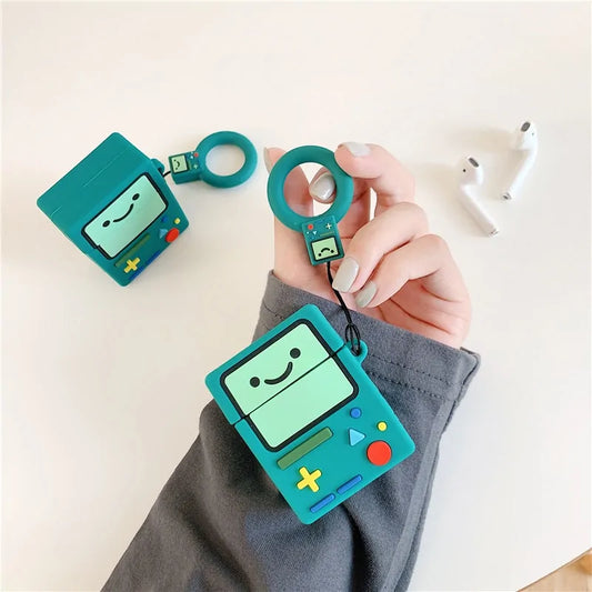 For AirPod 2 Case 3D Adventure Time Game Machine