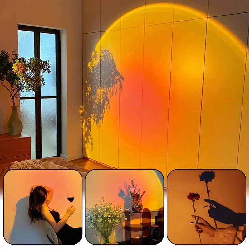 Sunset Projection LED Lamp